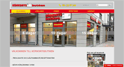 Desktop Screenshot of korkortsbutiken.se